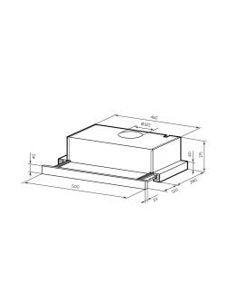 LEX HONVER 600 INOX